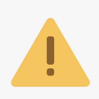 黄色警示标志免抠