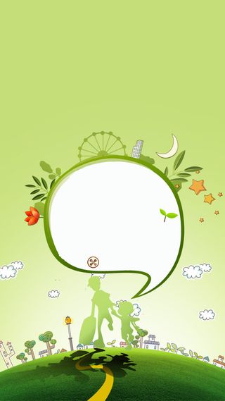 旅游活动绿色环保渐变背景高清