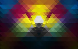 彩虹色渐变方块壁纸免抠