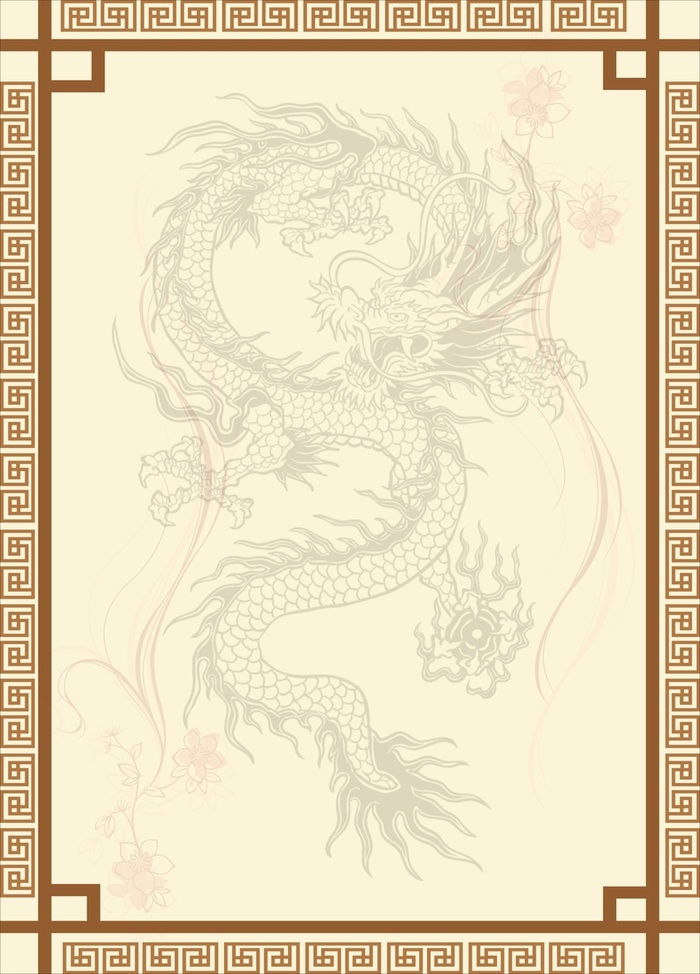 古典黄色中国风背景广告高清
