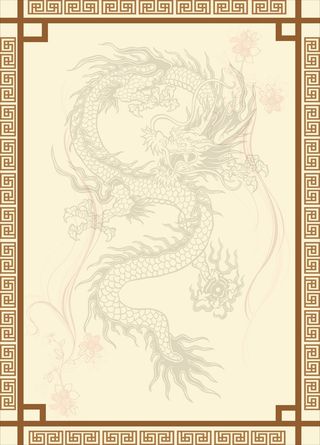 古典黄色中国风背景广告高清