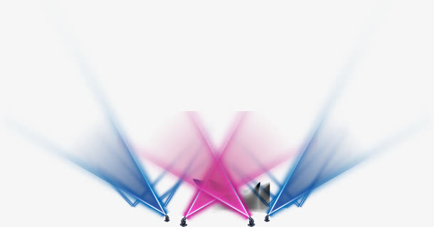 舞台效果炫彩灯光免抠