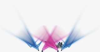 舞台效果炫彩灯光免抠