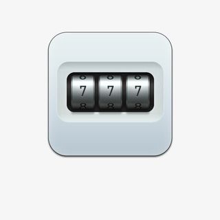 APP金属质感密码锁免抠