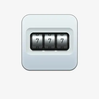 APP金属质感密码锁免抠