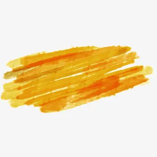 金色水彩装饰艺术字模版免抠