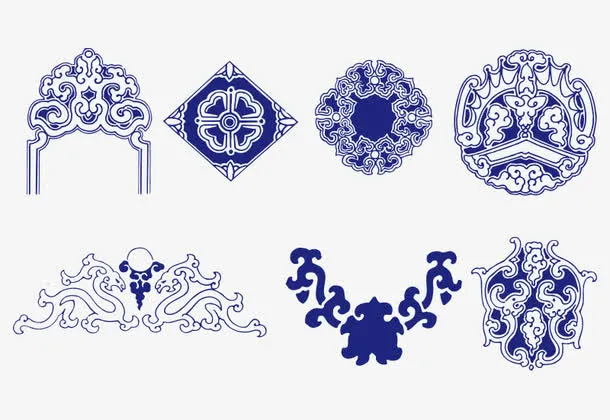 青花瓷免抠