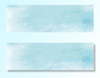 清新蓝色水彩风底纹纹理banner高清