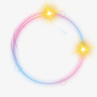 彩色光环免抠