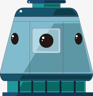 卡通逃生舱救生舱免抠