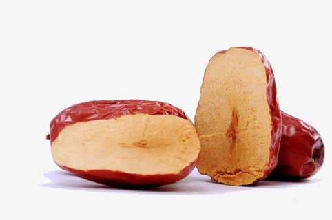 切开的枣片免抠