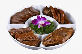 卤水四彩拼盘免抠素材免抠