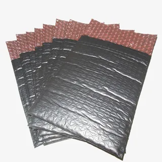 黑色快递气泡袋儿免抠