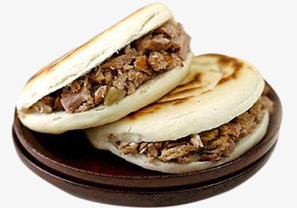 手工白吉馍烧饼夹肉免抠