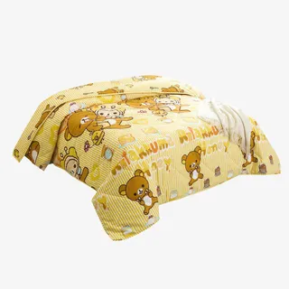 轻松熊图案卡通盖被被子素材免抠