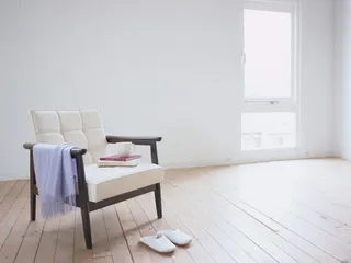 白色座椅清新宽屏免抠