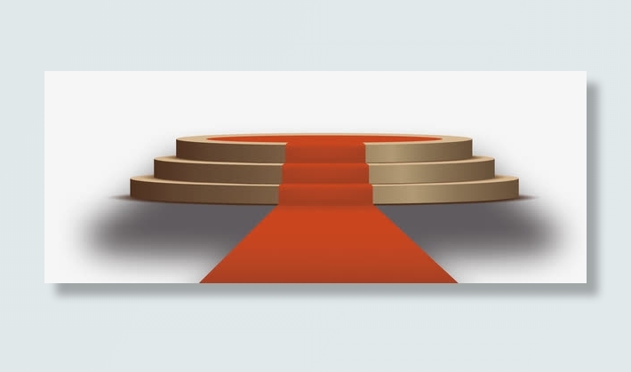 简约创意舞台免抠