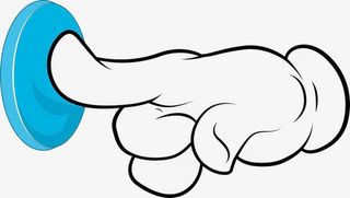 请按门铃提示标志设计素材免抠