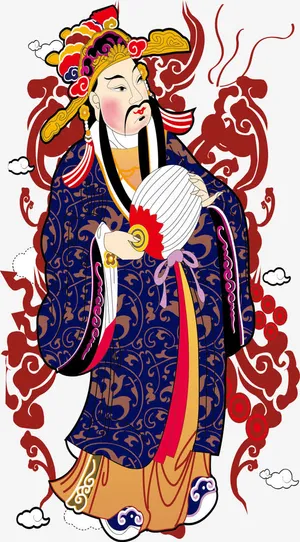 财神矢量素材免抠