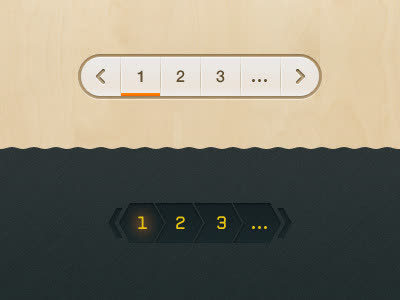 翻页控件的UI设计免抠
