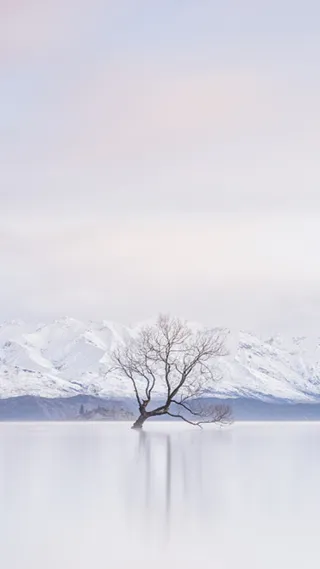 冰天雪地意境图H5背景素材高清