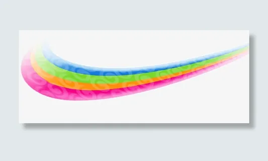 弧形彩虹卡通夏天免抠