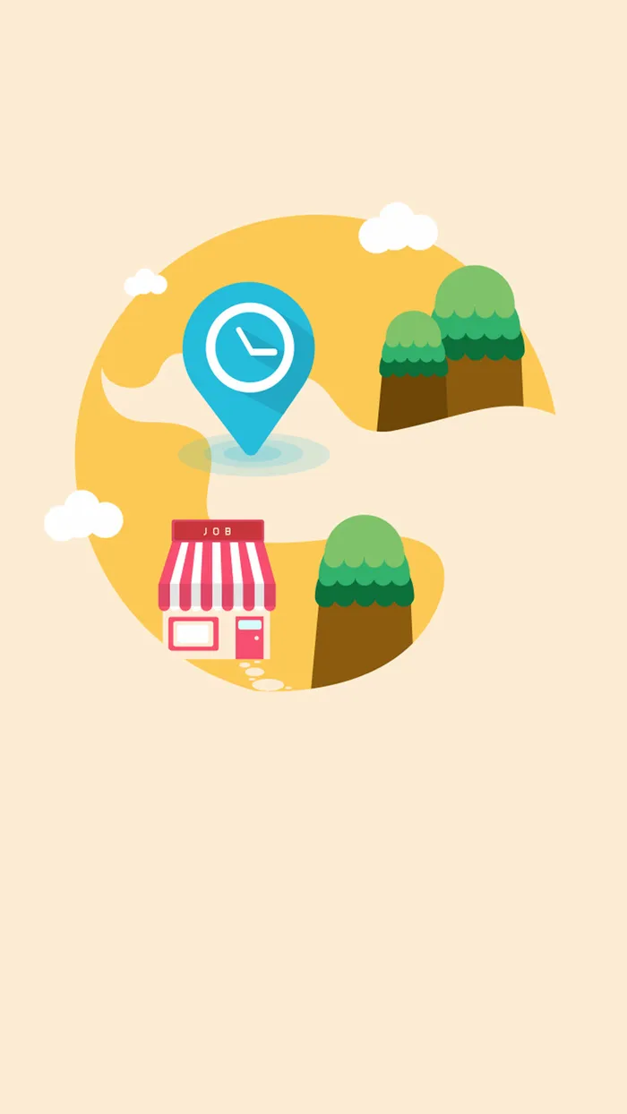 卡通元素H5背景高清