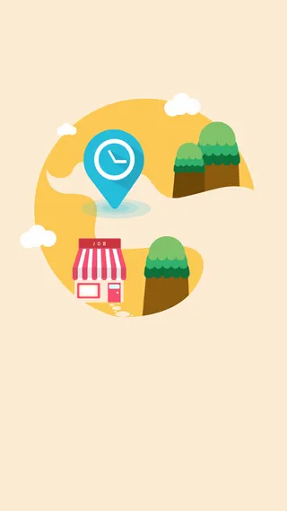 卡通元素H5背景高清