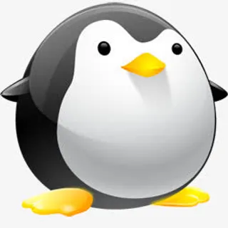 可爱QQ企鹅图标下载免抠