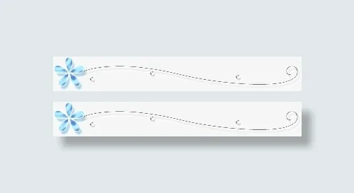 典雅分割线免抠