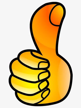 大拇指渐变免扣素材免抠