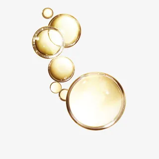 金色边框水珠免抠