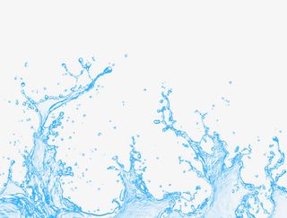 清爽水浪免抠