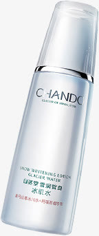 灰色春天护肤品包装免抠