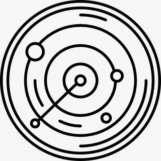 雷达探测图标免抠