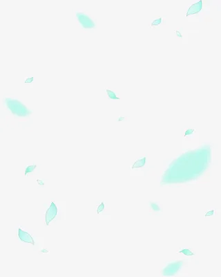 蓝色不规则漂浮图形免抠