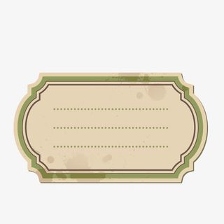 矢量复古边框免抠