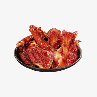 武鸭脖麻辣甜辣锁骨卤味鸭肉小吃免抠