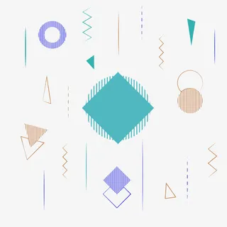 不规则图形波浪线免抠