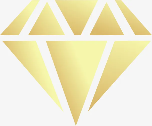 金色钻石图片免抠