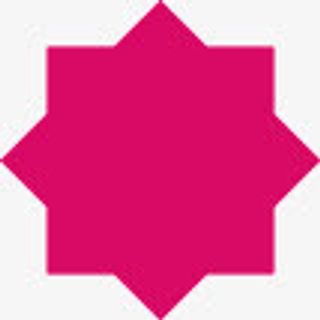 红色 六角形 促销标签免抠