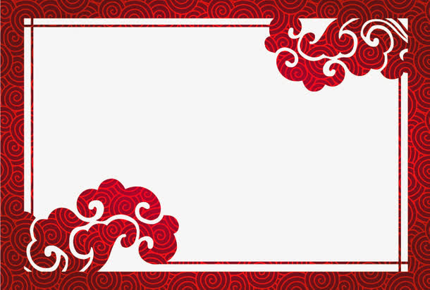 中国风边框免抠