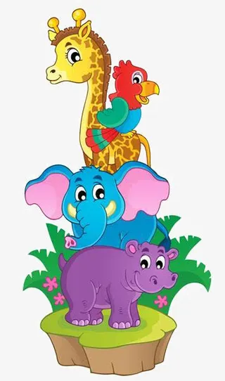 卡通动物素材免抠