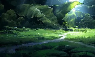 绿色植物草地高清免抠