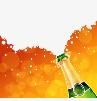 香槟广告背景