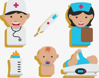医生婴儿素材免抠