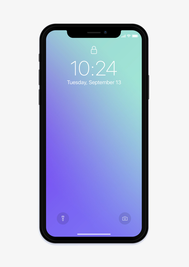 全面屏手机产品实物免抠