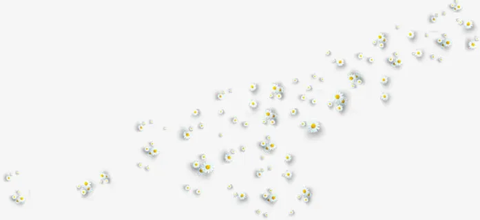 唯美淡雅春天花朵免抠