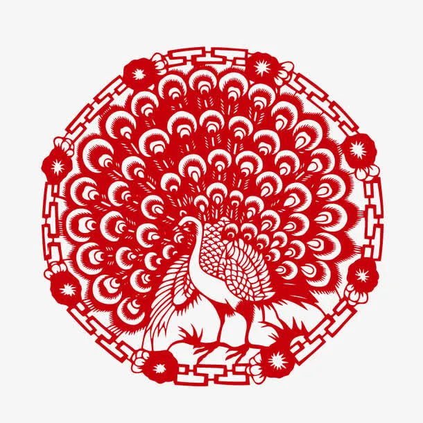中国风剪纸喜庆免抠