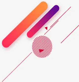 双十一淘宝活动线条质感颜色渐变效果免抠